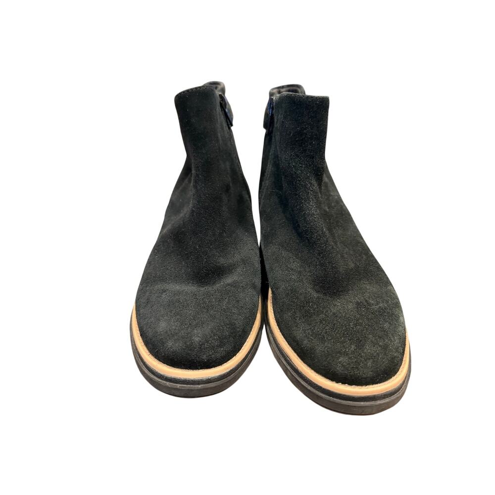 Suede Clark’s collection booties